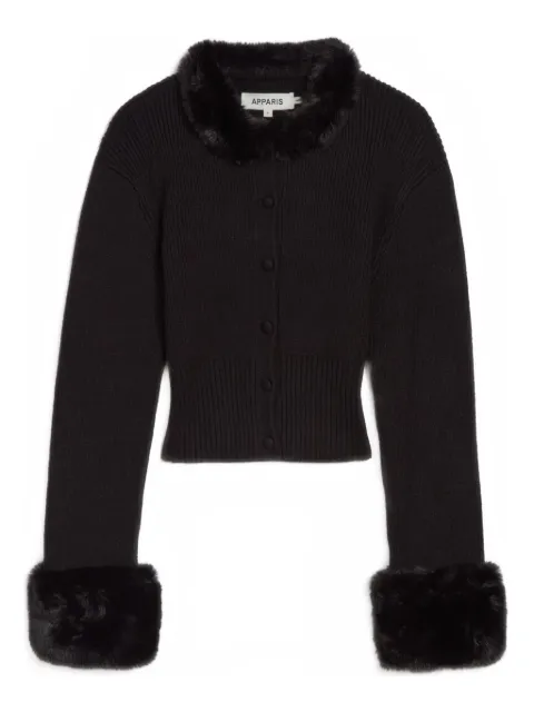 Apparis Rosa cardigan Black ROSACARDIGAN