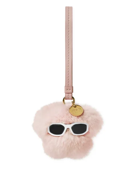 Versace Medusa fluffy shearling charm Pink 10187491A13763