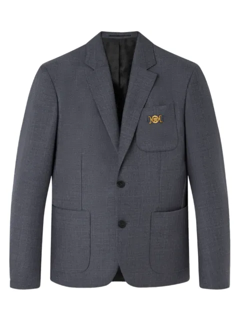 Versace checked pocket blazer Grey 10188411A16726