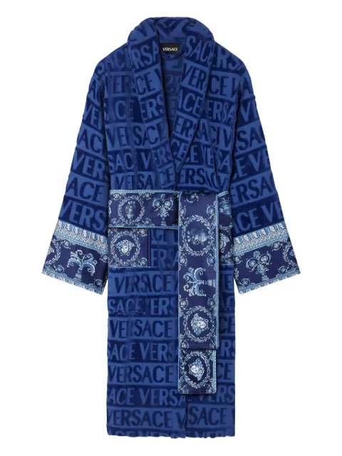Versace I ♡ Baroque bathrobe Blue 10230701A17138