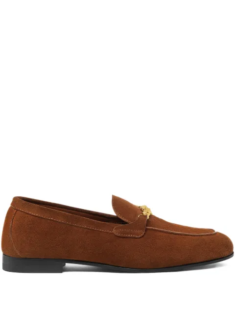 Versace Medusa suede loafers Brown 10233481A09892