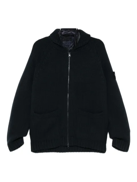 Stone Island zip-up cardigan Blue K2S155100080S00FD