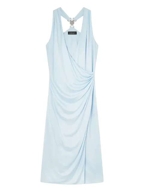 Versace sleeveless V-neck midi dress Blue 10226161A12497