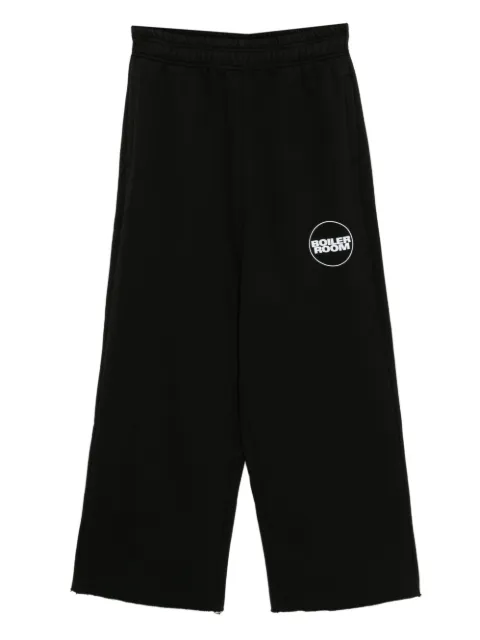 Boiler Room logo track pants Black AW25PT01BLK