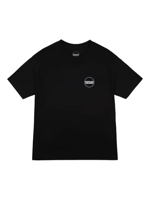 Boiler Room logo-graphic T-shirt Black AW25SS03BLK