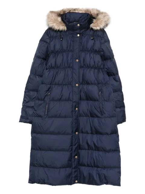 Lauren Ralph Lauren fur hooded coat Blue 297P04097003