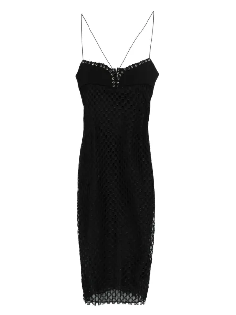 Ludovic de Saint Sernin Isabella lace dress Black AW25DR044WLACE001