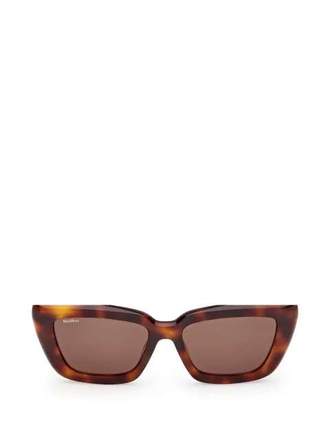 Max Mara Eyewear Elizabeth rectangle-frame sunglasses Brown MM01715452E