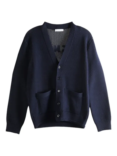 Givenchy V-neck button-up cardigan Blue BMK00X4YNX