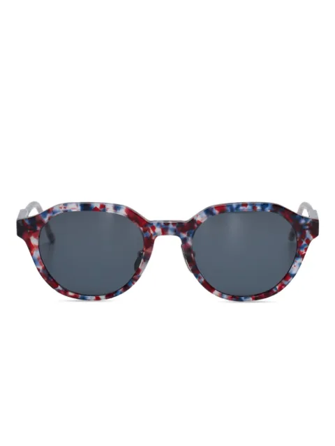 Thom Browne Eyewear oval-frame sunglasses Red UES944AG000200960