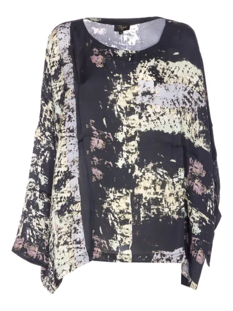YAVI printed blouse Black D174SHYRACPVDG16