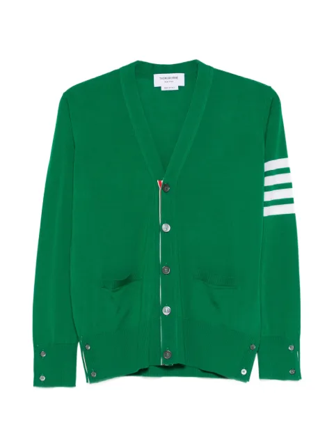 Thom Browne V-neck cardigan Green MKC002AY1014