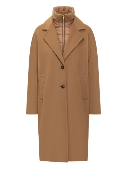 Herno single-breasted wool coat Brown CA000594D33477