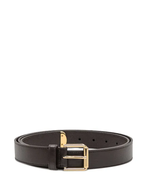 Givenchy Voyou buckle belt Brown BB408HB2AE