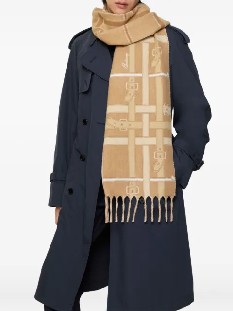 Burberry belt Check cashmere scarf Neutrals 8122316