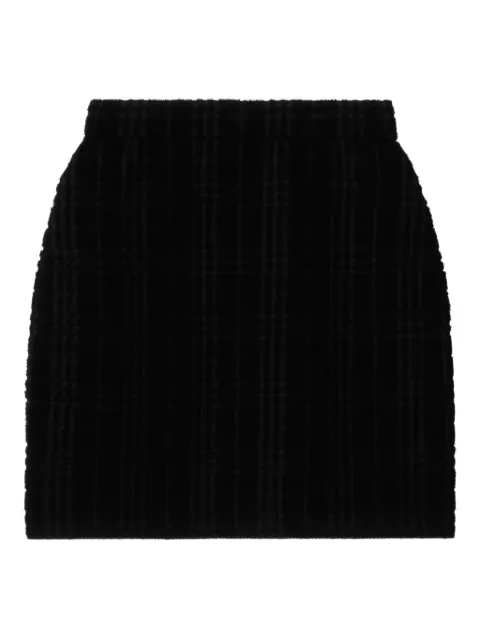 Burberry check mini skirt Black 8121204