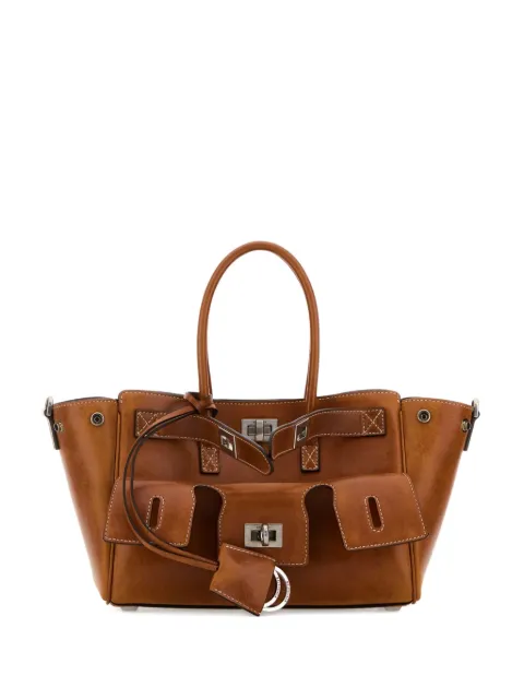 Balenciaga mini All Bel Air tote bag Brown 8357322ABP7