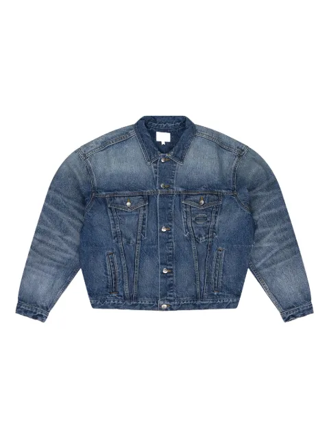 RHUDE button-fastening denim jacket Blue RHSS24JA26012372LIG