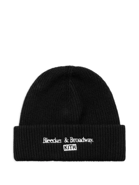 KITH Mia embroidered beanie Black KHW050287001