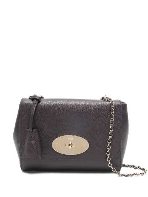 Mulberry small Lily leather cross body bag Purple HH3291205