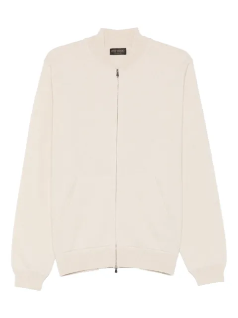 Dell'oglio zip cardigan White BZ1ML3ATWC12F