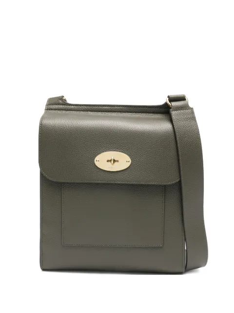 Mulberry small Antony leather satchel bag Green HH9364205Q749