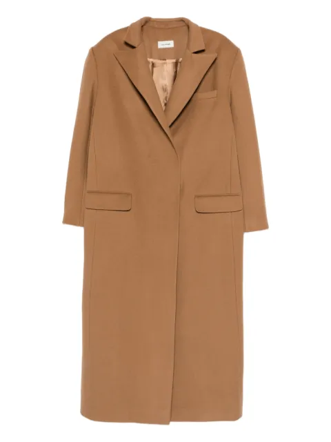 A.M.G. wool coat Brown FW26C02