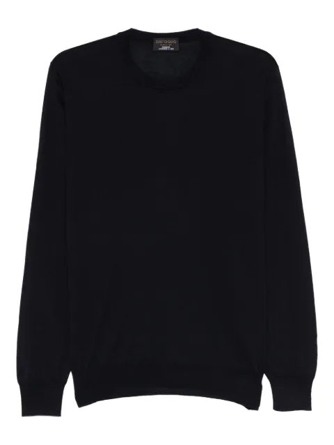 Dell'oglio panelled crew neck sweater Blue GC1MLCS18R