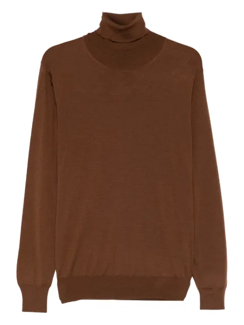Dell'oglio roll-neck sweater Brown DV1MLLSC18R