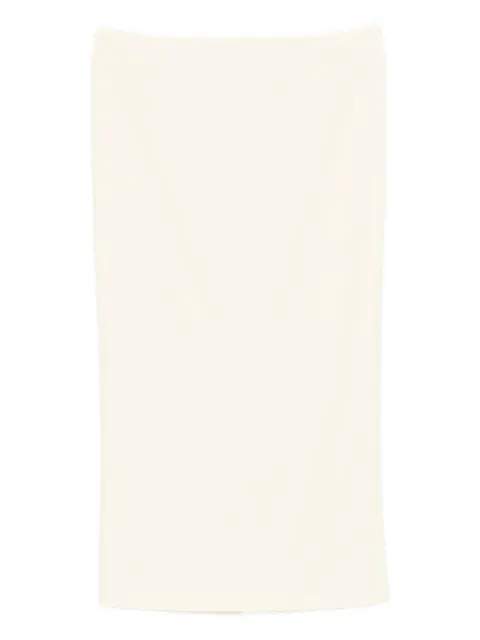 A.M.G. slim midi skirt Neutrals FW26SK12