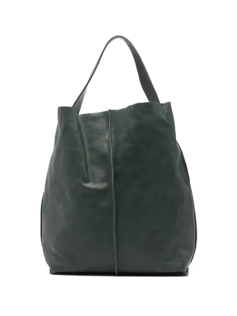SOMMET Sahara leather shoulder bag Green SAHARA