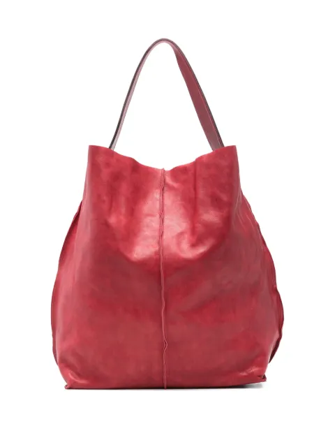 SOMMET Sahara leather shoulder bag Red SAHARA