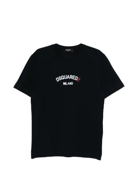 DSQUARED2 logo-print T-shirt Blue S71GD1631D20020