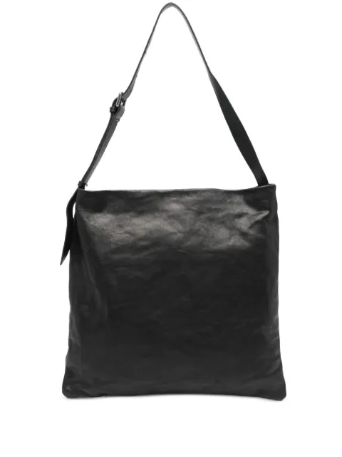 SOMMET Lidia leather messenger bag Black LIDIA