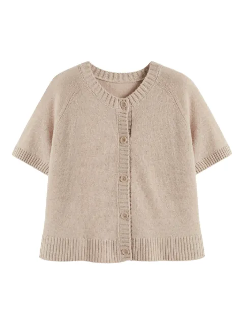 Chinti & Parker button-up long-sleeve cardigan Neutrals KSS2504ZL