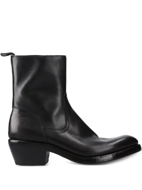 Premiata leather boots Black 32334BOXBRASSNEROGINOGY