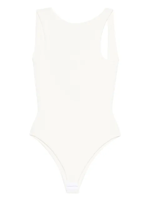 A.M.G. racerback bodysuit White FW26P2204