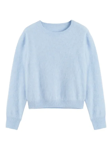 Chinti & Parker brushed-finish cashmere sweater Blue KSS2635BABYBLUE