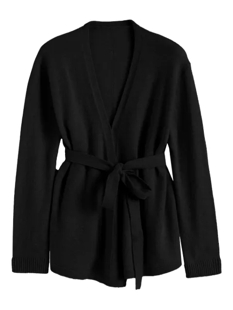 Chinti & Parker wrap-style cardigan Black KSS2527ZL