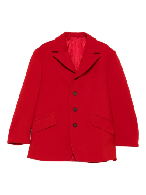 Romeo Gigli Pre-Owned 1990s Romeo Gigli buttoned pocket jacket Red RG850TM