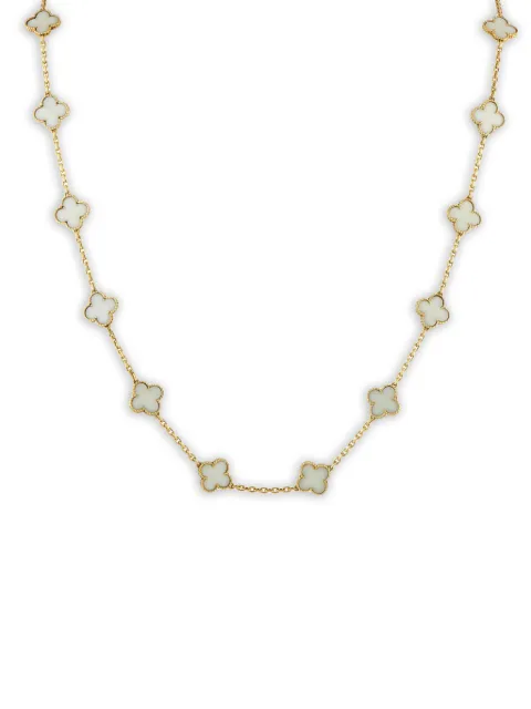 Van Cleef & Arpels Pre-Owned 18K yellow gold Alhambra coral necklace Gold VC04102725