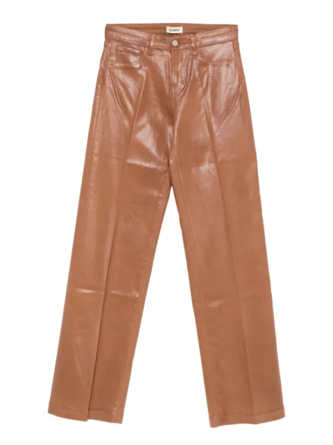 L'Agence Clayton wide-leg trousers Brown 2790PDDC