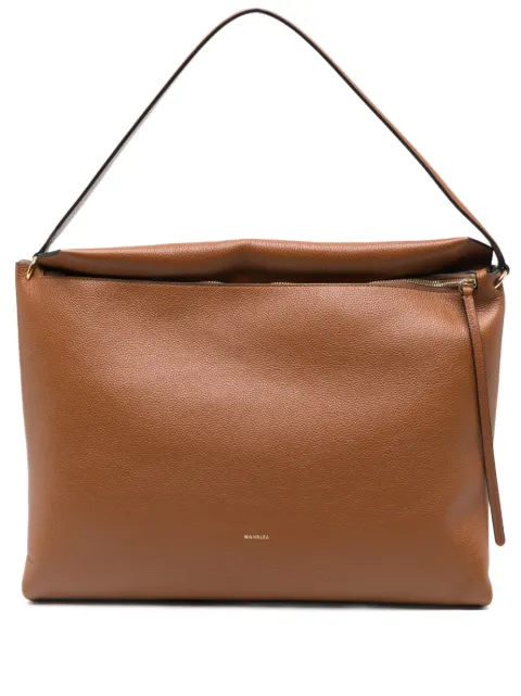 Wandler Penelope zip-up shoulder bag Brown PENELOPETOTE