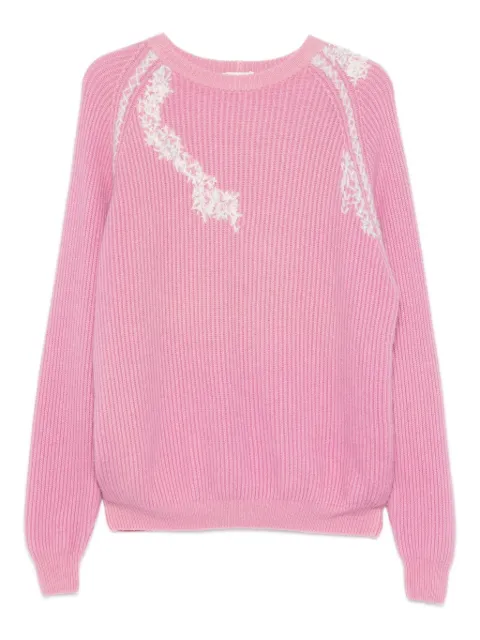 A.N.G.E.L.O. Vintage Upcycling ribbed sweater Pink AU250TI