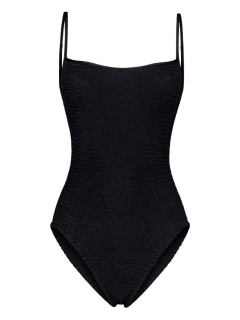 PARAMIDONNA Marisia square-neck swimsuit Black CR26MBL