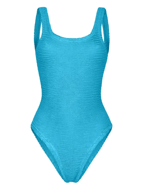 PARAMIDONNA Hailey textured swimsuit Blue CR26HPB