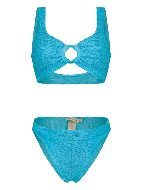 PARAMIDONNA Irina textured ring bikini Blue CR26IPB