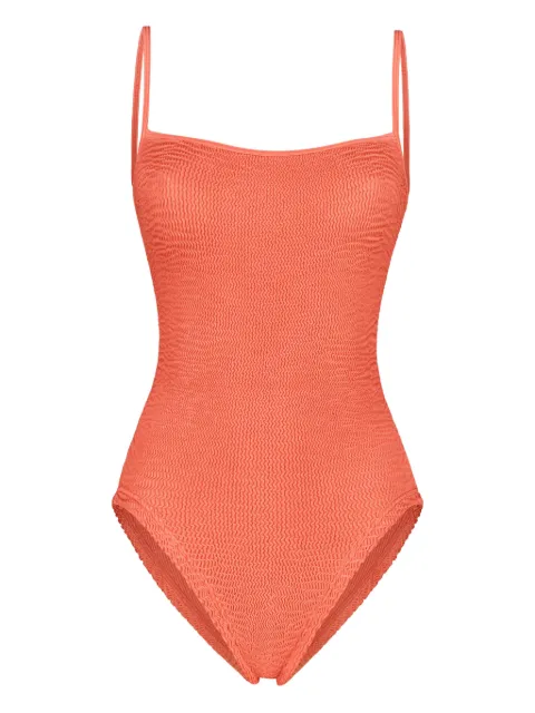 PARAMIDONNA Marisia square-neck swimsuit Orange CR26MS