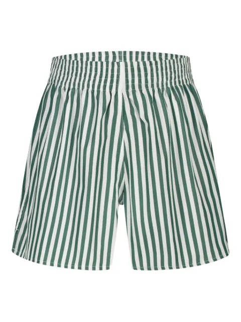 PARAMIDONNA Cora striped beach shorts Green CR26CSSG