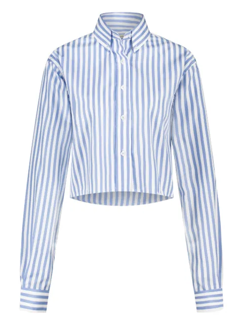 PARAMIDONNA Ida striped shirt Blue CR26ISSBL
